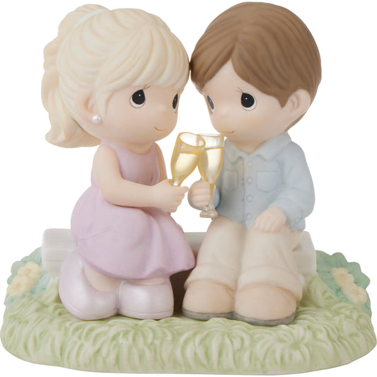 To Our Everlasting Love Brunette Boy/Blonde Girl Figurine