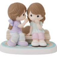 That's What Friends Are For Brunette Hair Figurine