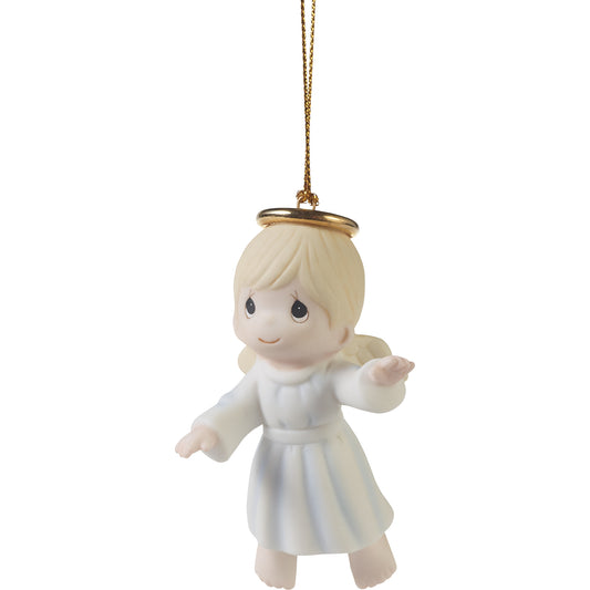 Blessings Of Joy Boy Angel Ornament