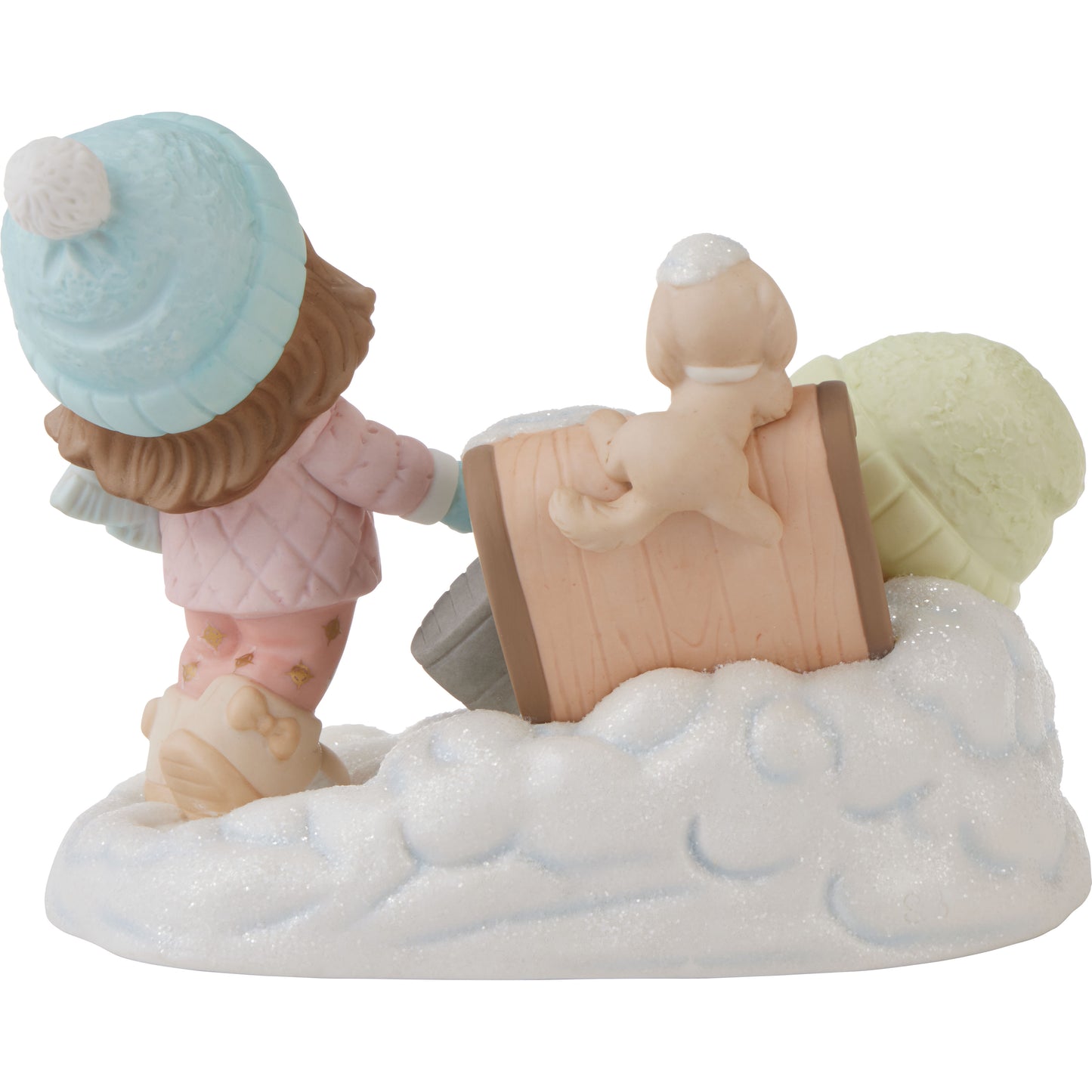 Life Is Snow Much Fun With You Brunette Hair/Medium Skin Figurine