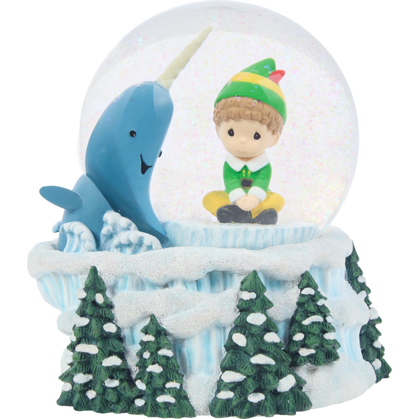 Let The Christmas Spirit Guide You Elf Musical Snow Globe