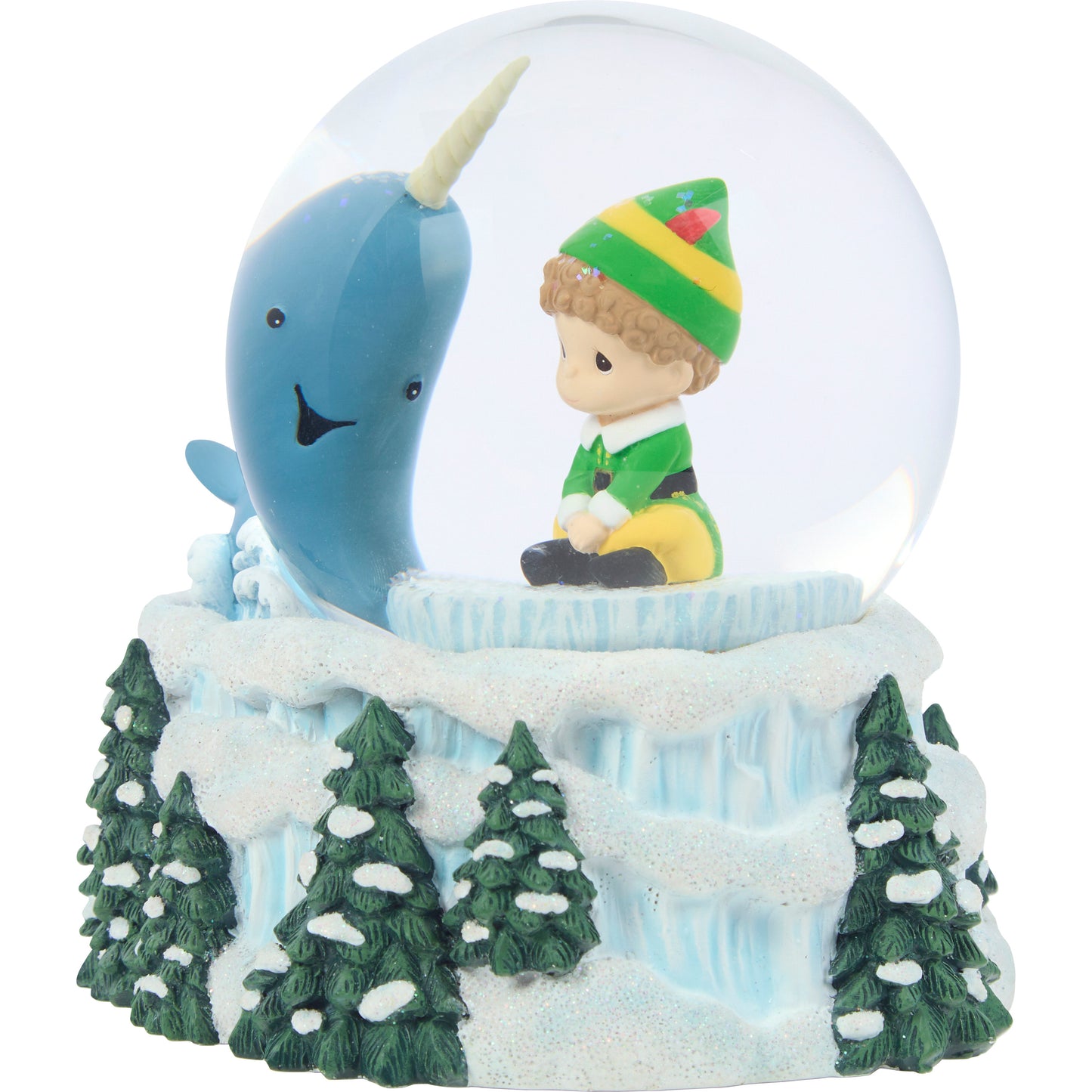 Let The Christmas Spirit Guide You Elf Musical Snow Globe