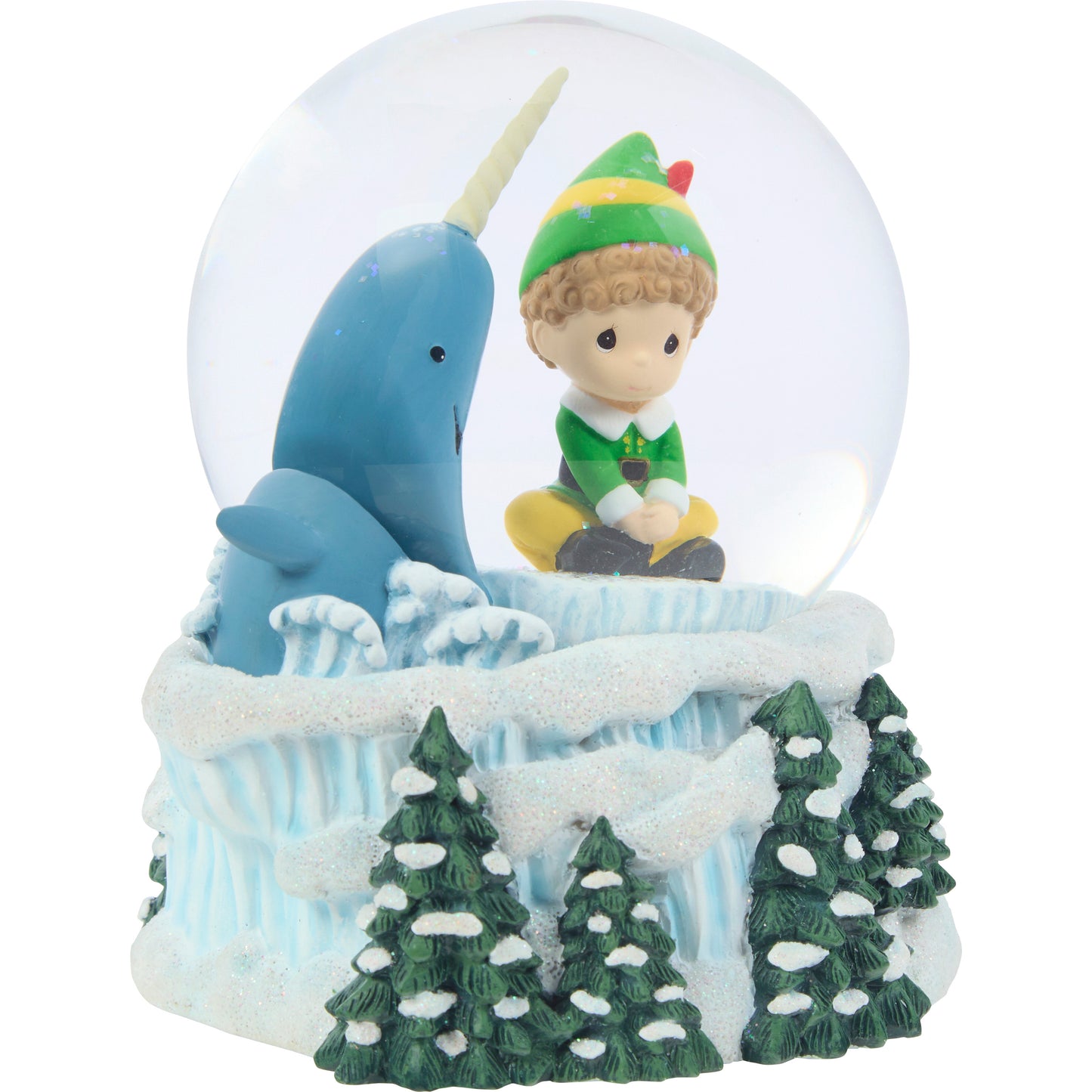Let The Christmas Spirit Guide You Elf Musical Snow Globe