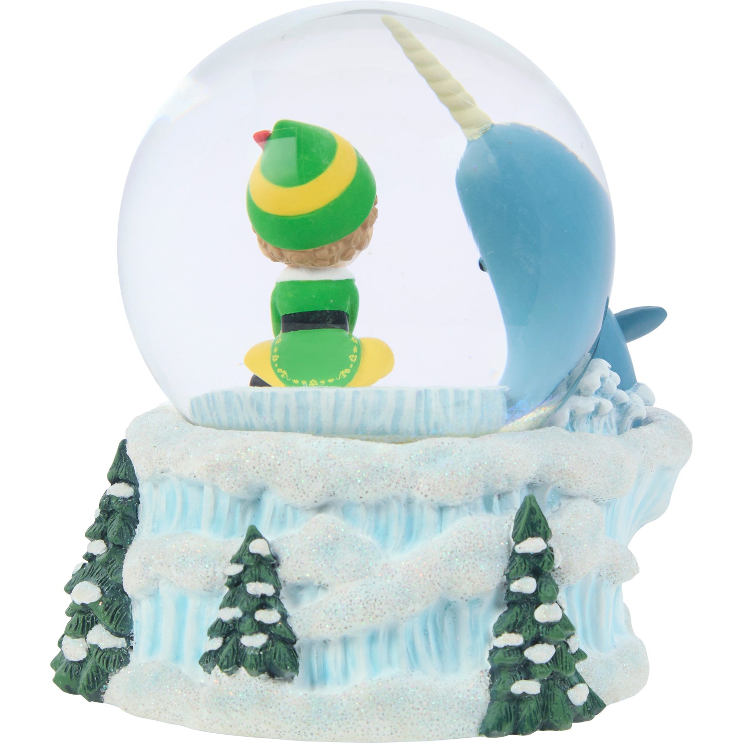 Let The Christmas Spirit Guide You Elf Musical Snow Globe