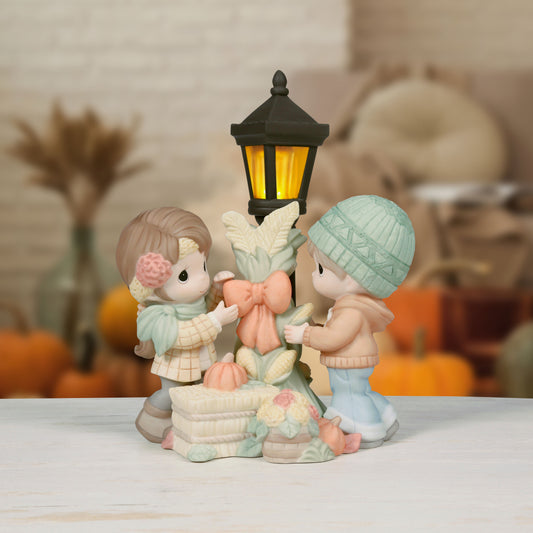 Leaves Are Falling, Autumn Is Calling LED Figurine