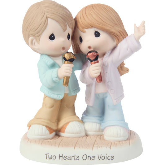 Two Hearts One Voice Figurine