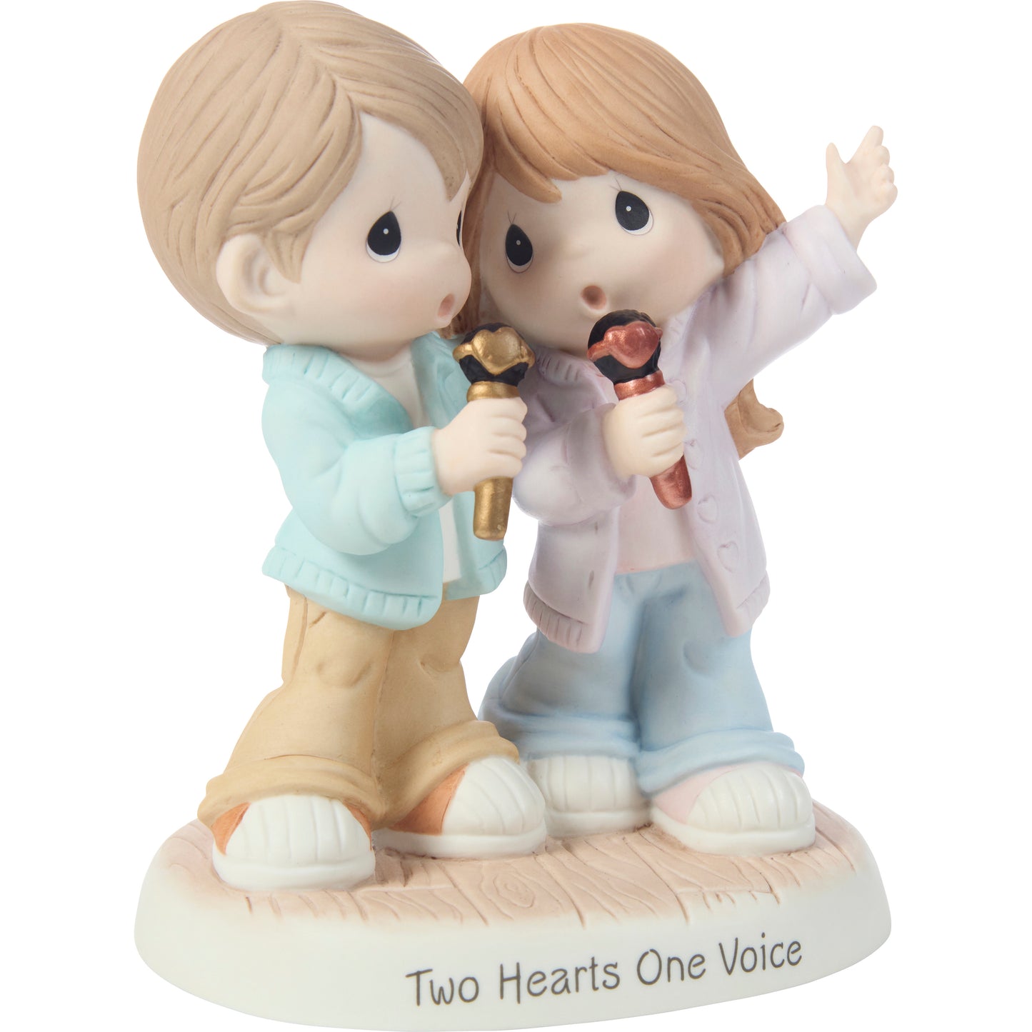 Two Hearts One Voice Figurine
