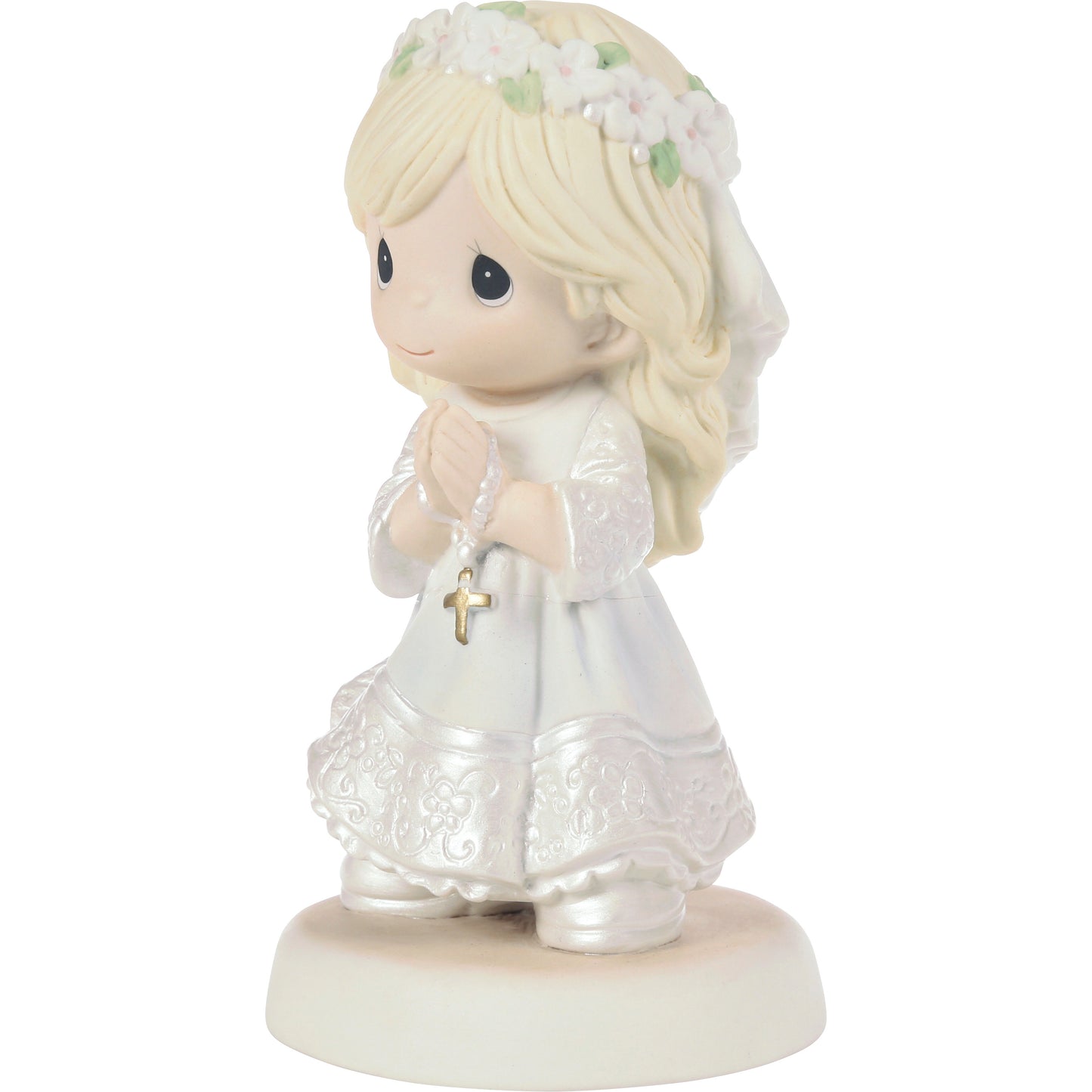 My First Communion Blonde Hair Girl Figurine
