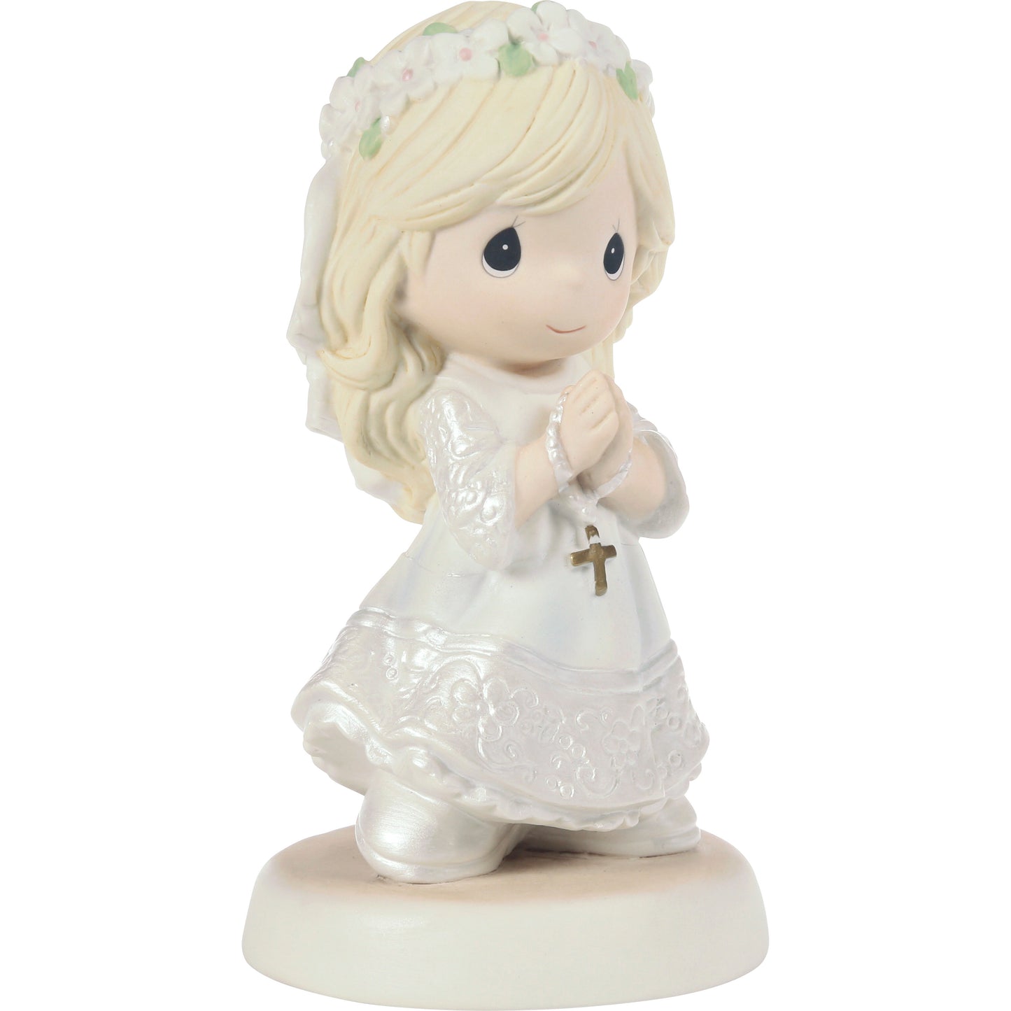My First Communion Blonde Hair Girl Figurine