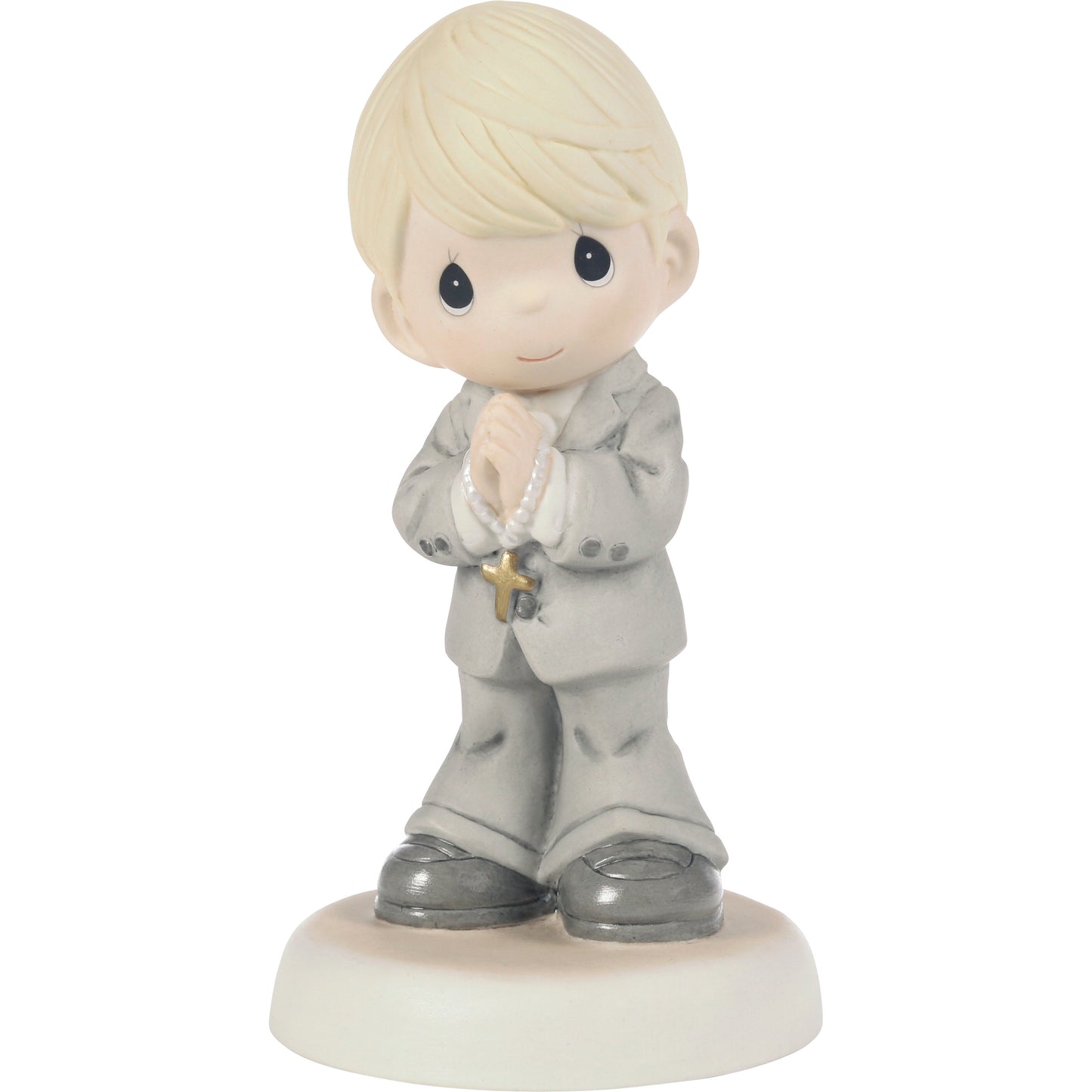 My First Communion Blond Hair Boy Figurine