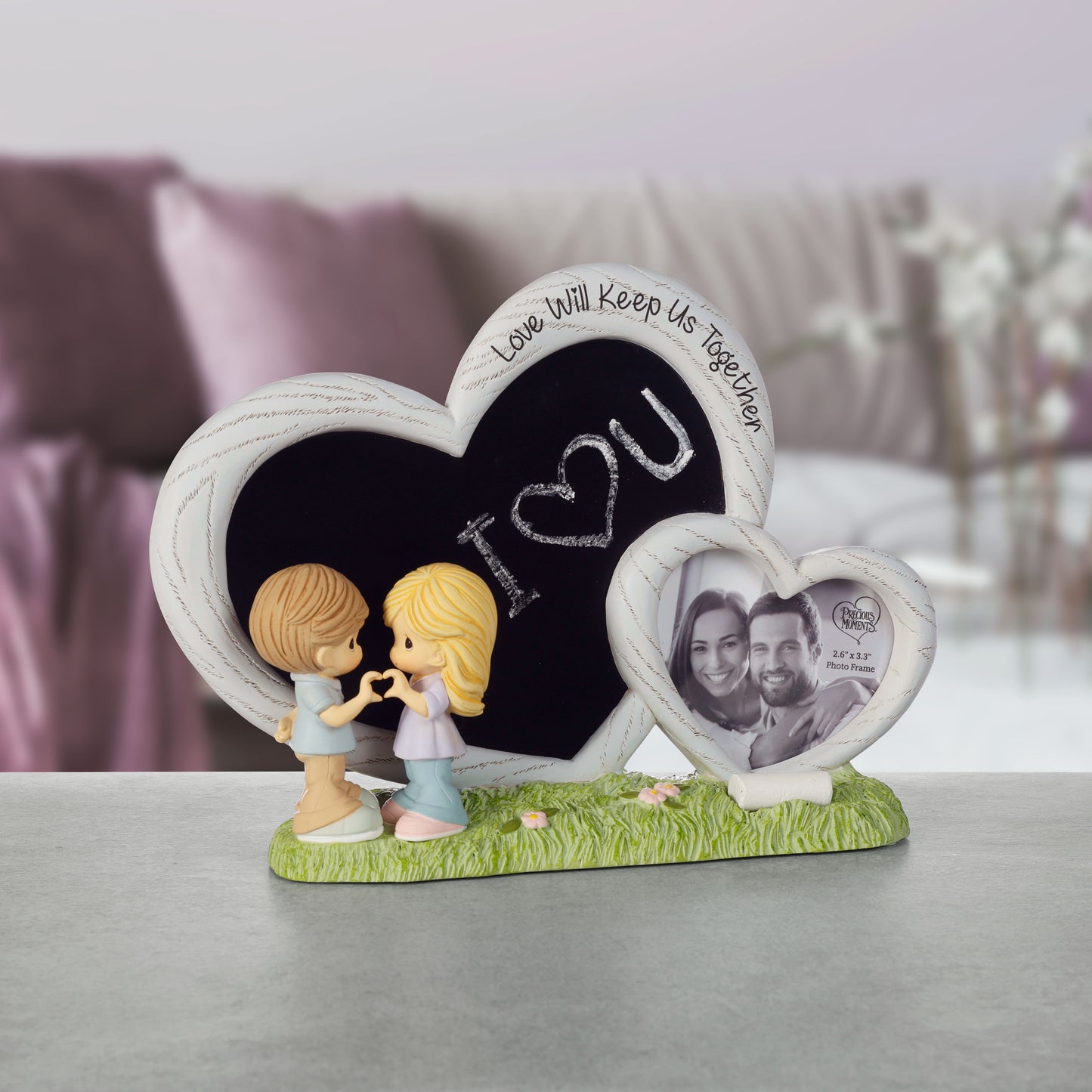 Love Will Keep Us Together Chalkboard Photo Frame