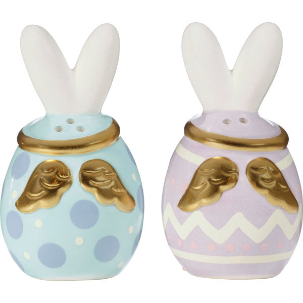 Angeled Eggs Easter Bunny Salt and Pepper Shakers
