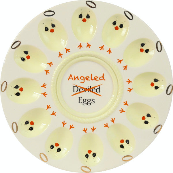 Angeled Eggs Platter