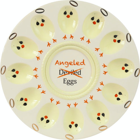 Angeled Eggs Platter