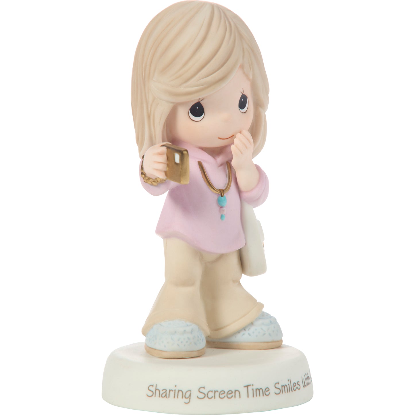 Sharing Screen Time Smiles With Grandma Figurine