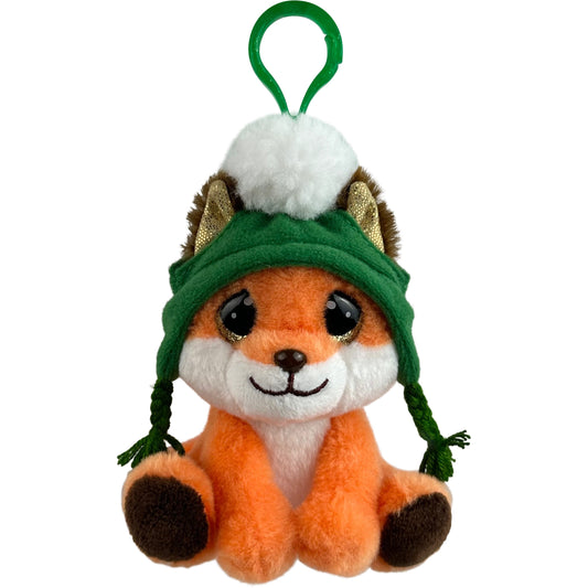 Fable Holiday Fox Cutie Pet-tudies Backpack Clip