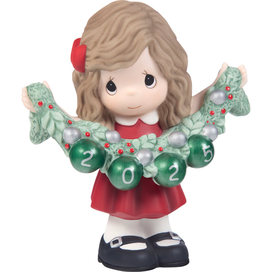 Deck The Halls 2025 Dated Girl Figurine