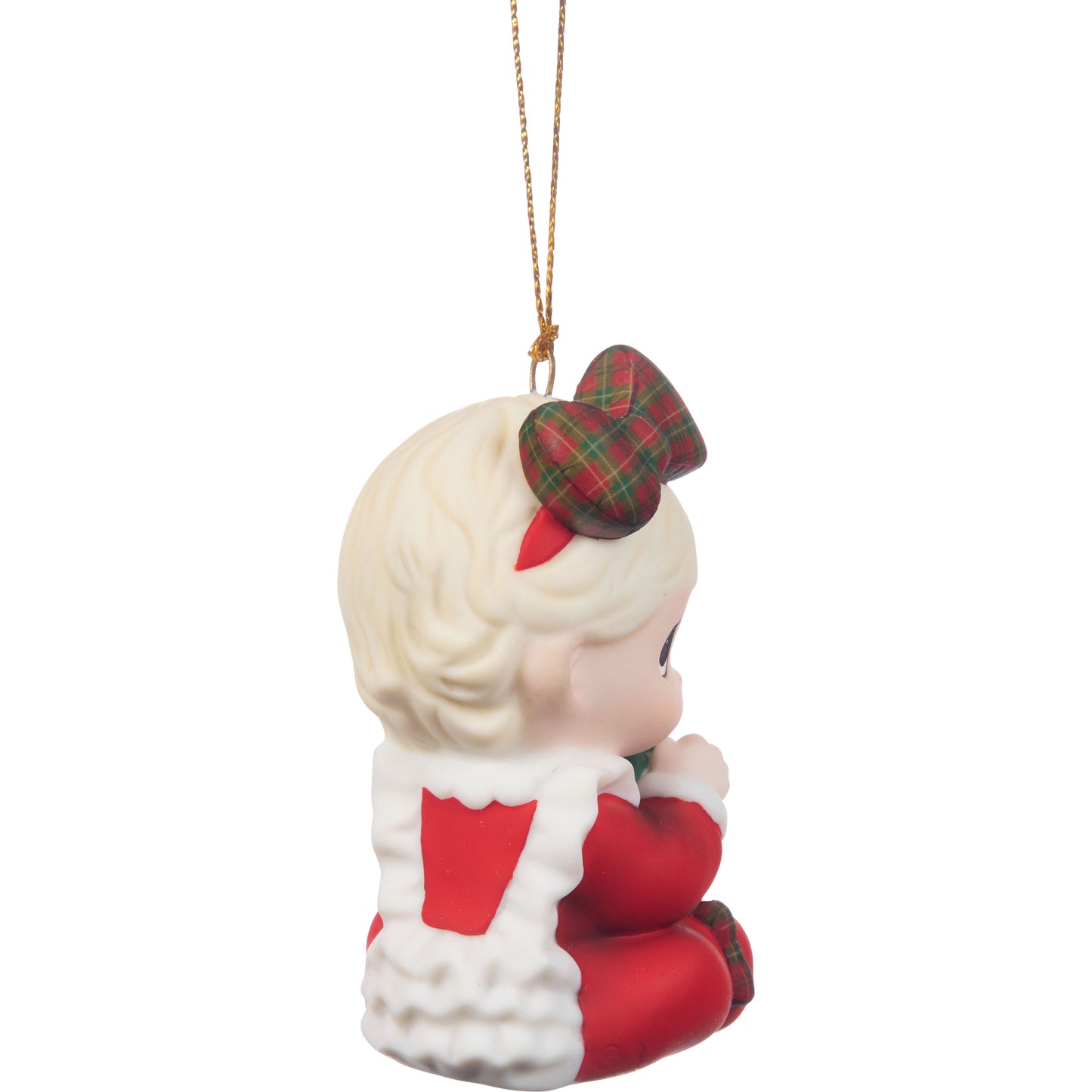 Baby's First Christmas 2025 Dated Girl Ornament
