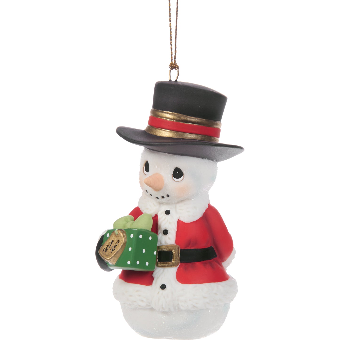 Sharing The Gift Of Love Annual Snowman Ornament
