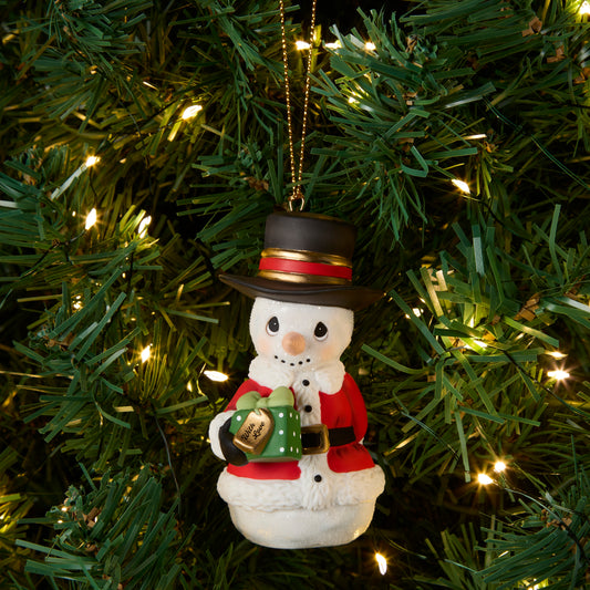 Sharing The Gift Of Love Annual Snowman Ornament