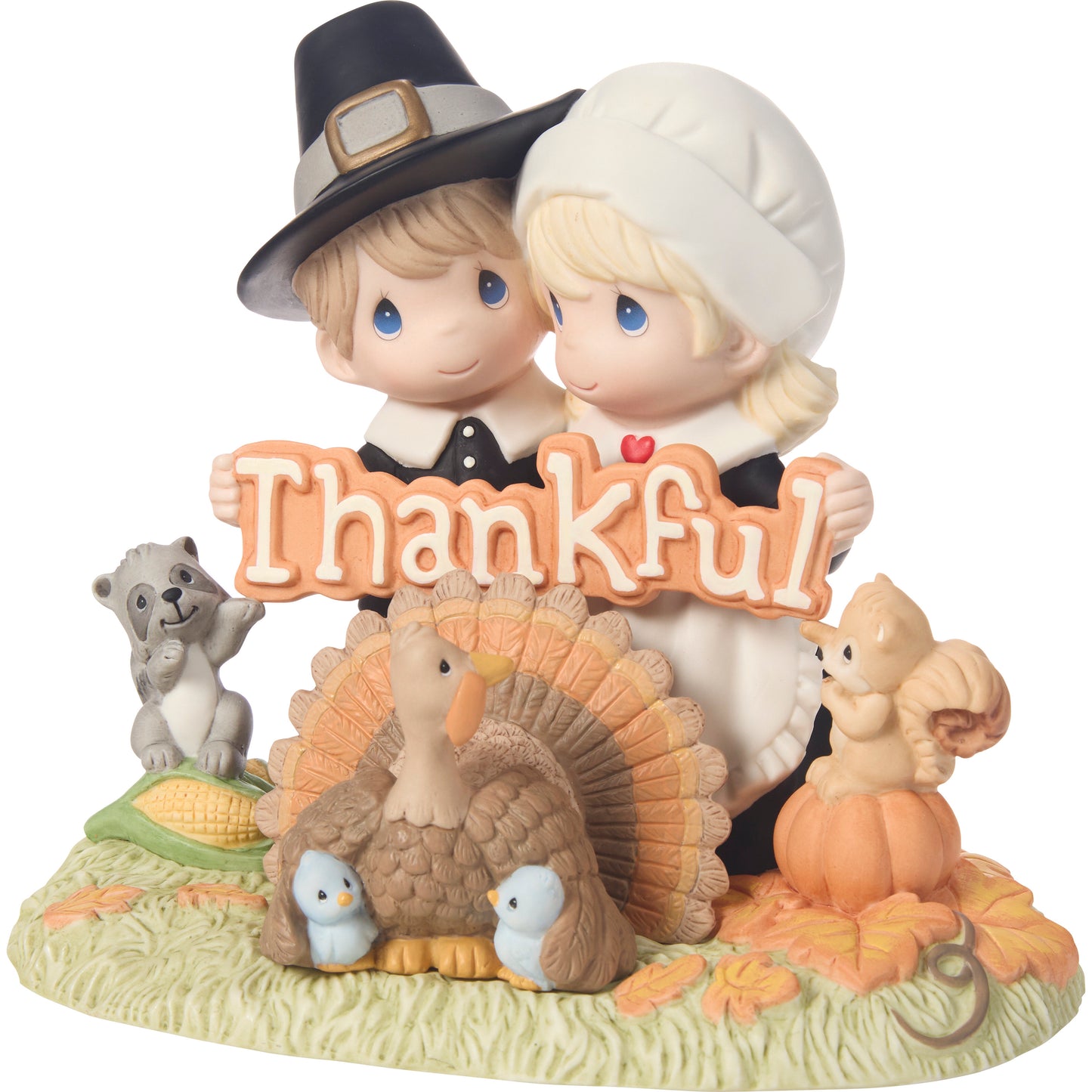 Grateful And Thankful Our Hearts Are Full Limited Edition Figurine