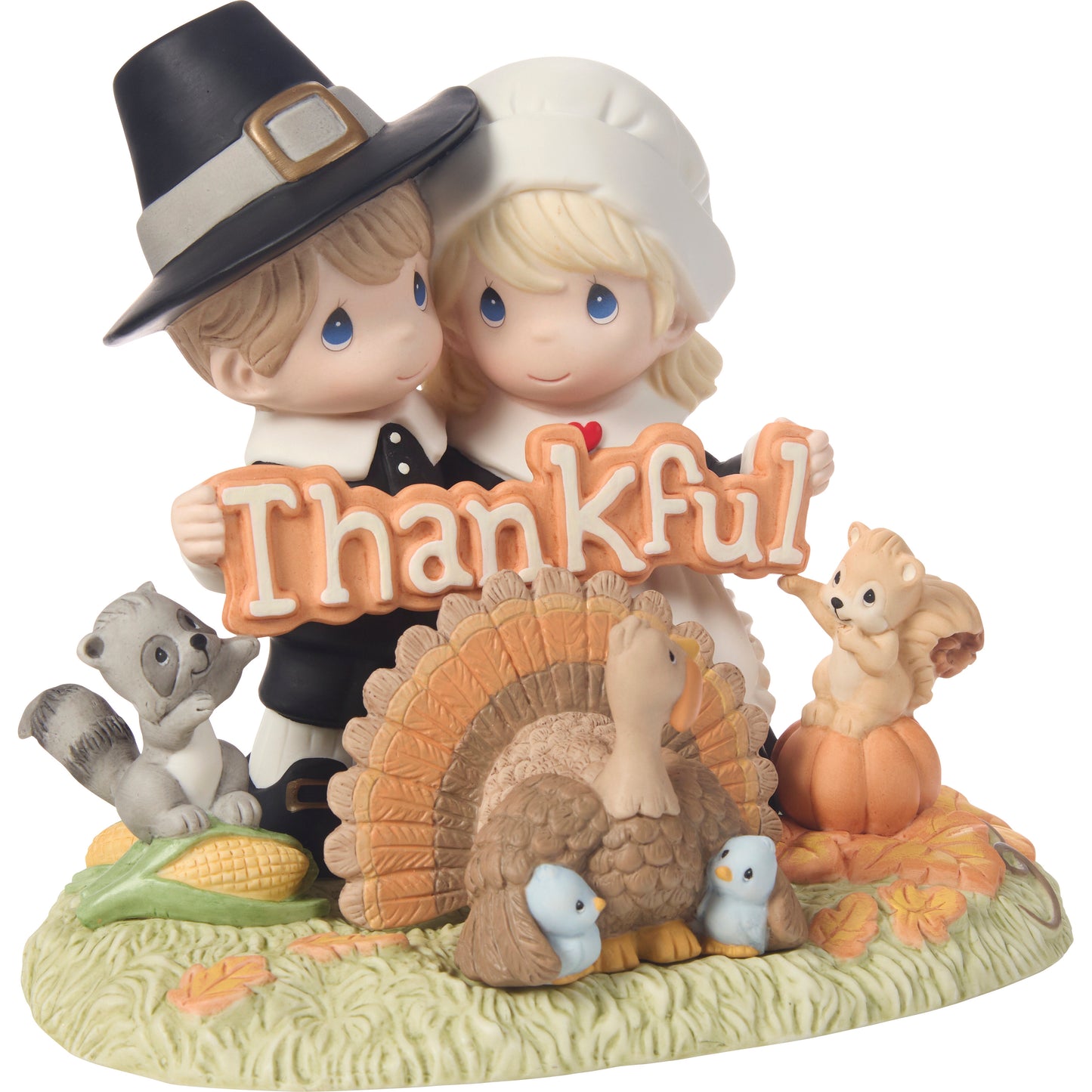 Grateful And Thankful Our Hearts Are Full Limited Edition Figurine