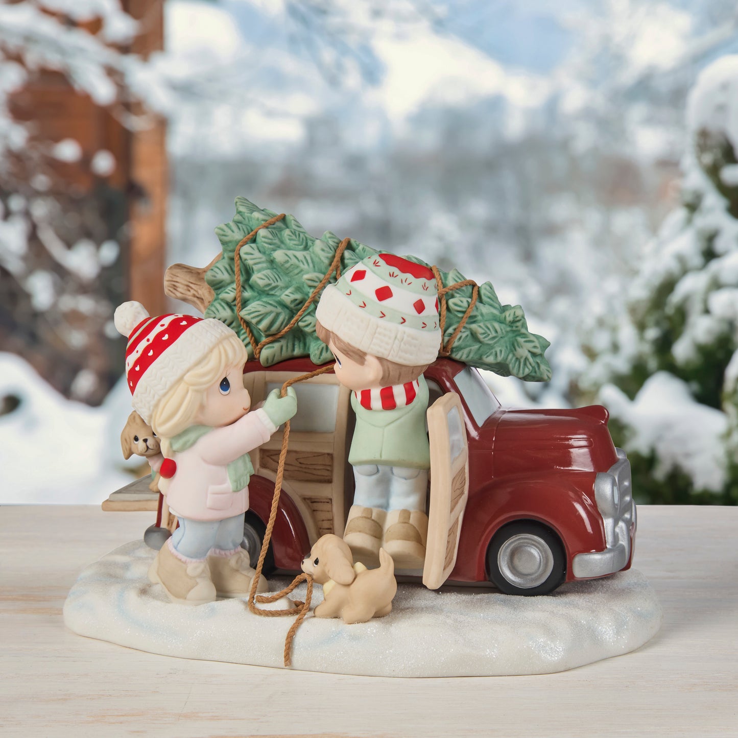Bringing Home The Spirit Of Christmas Limited Edition Figurine