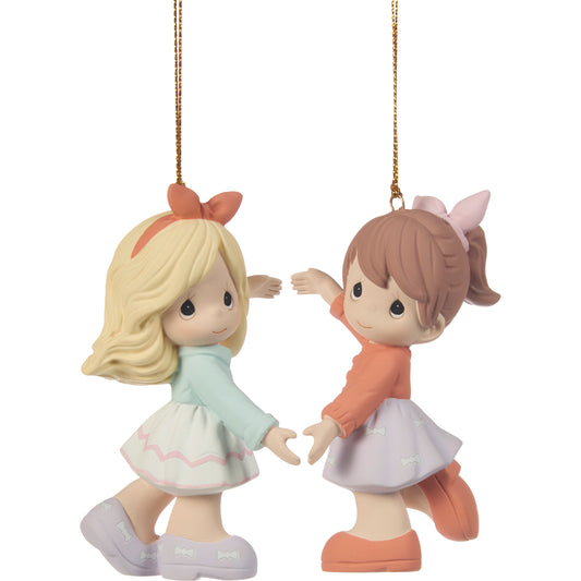 Two Friends, One Heart Ornament Set