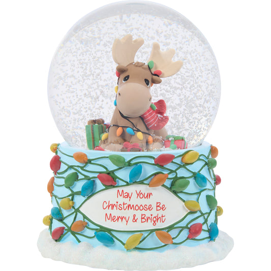 May Your Christmoose Be Merry And Bright Snow Globe