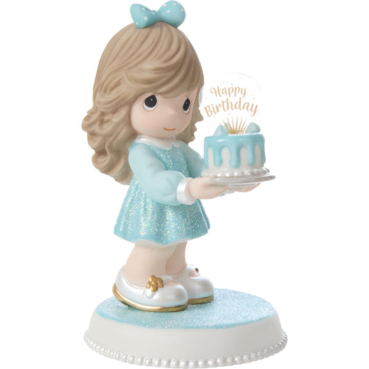 You're As Sweet As Can Be Brunette Birthday Figurine
