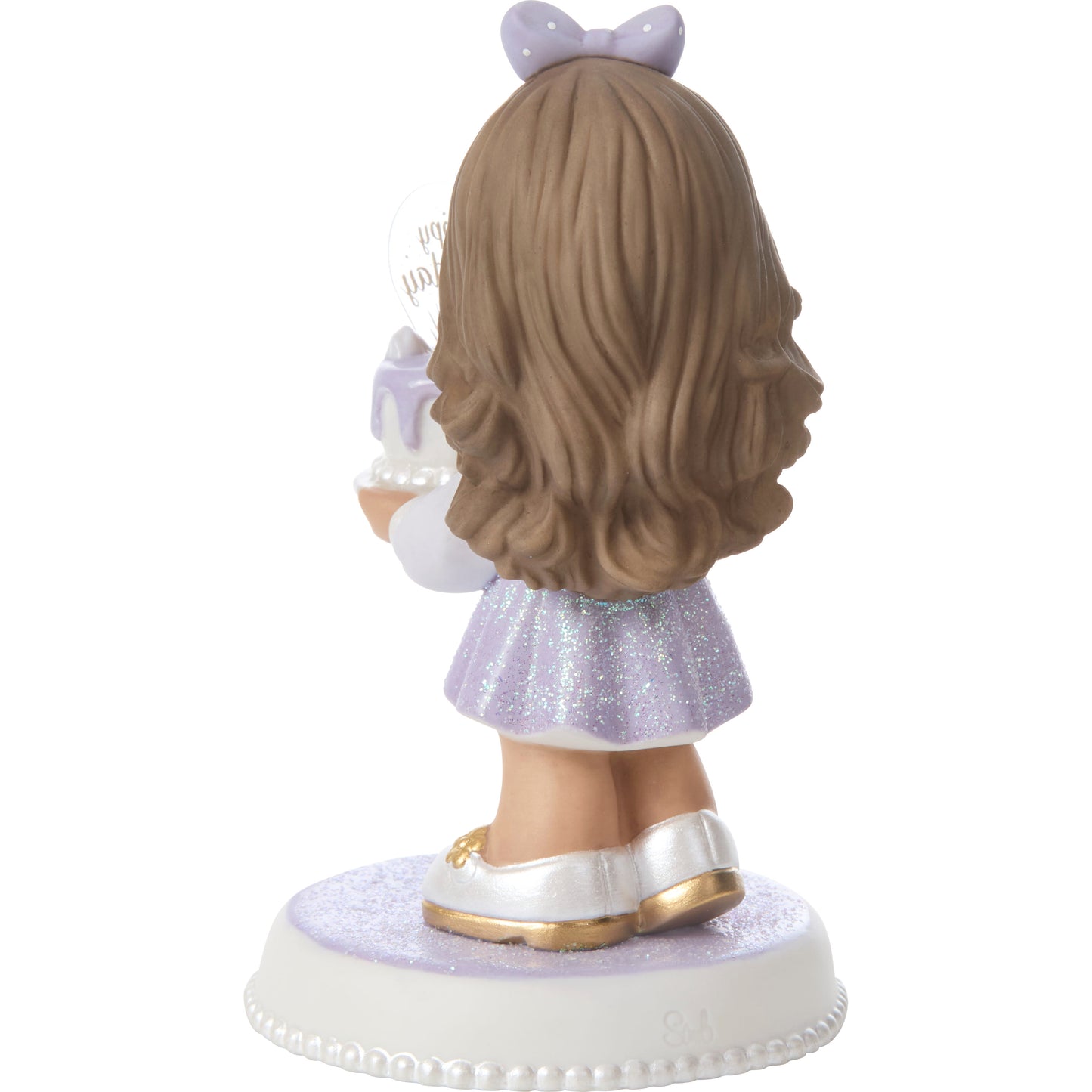 You're As Sweet As Can Be Brunette/Medium Skin Tone Birthday Figurine