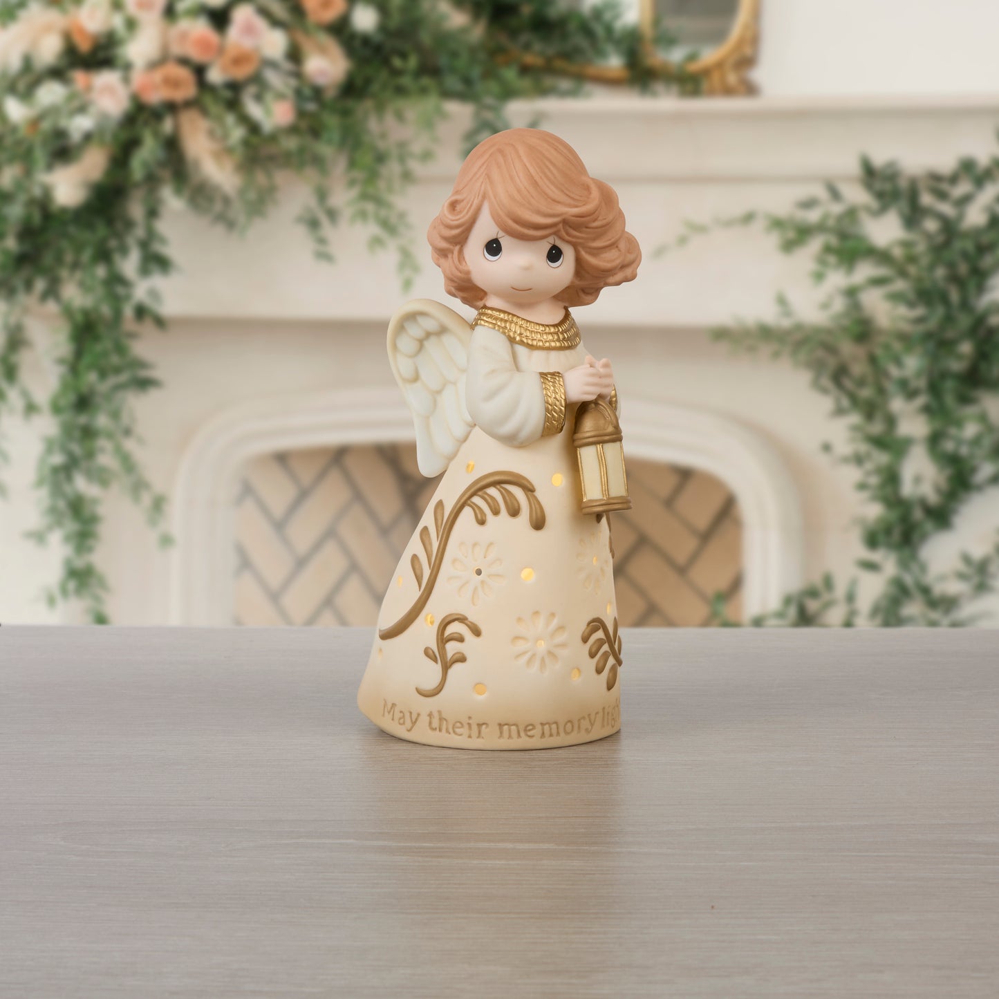 May Their Memory Light Your Path Memorial Angel Figurine