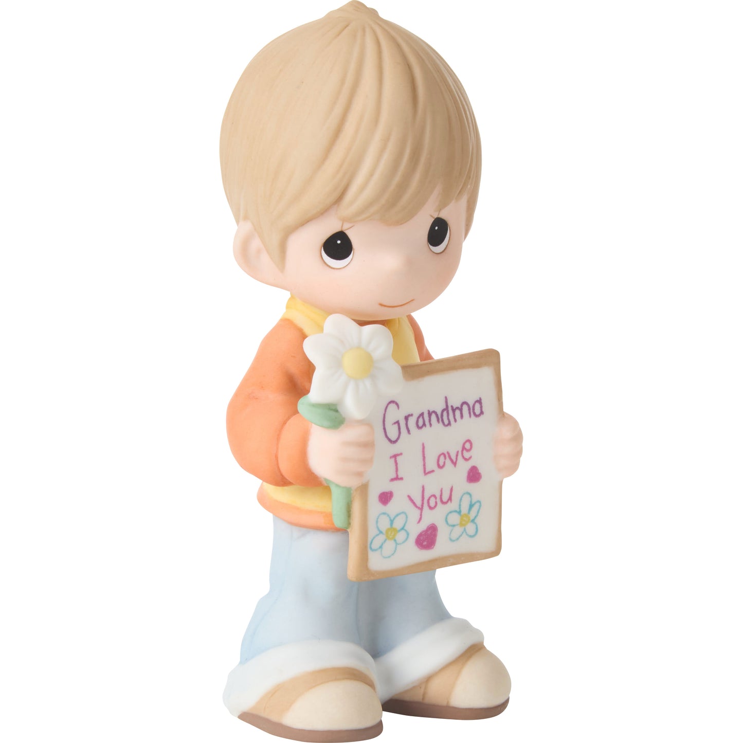 Grandma, I Love You Boy Figurine