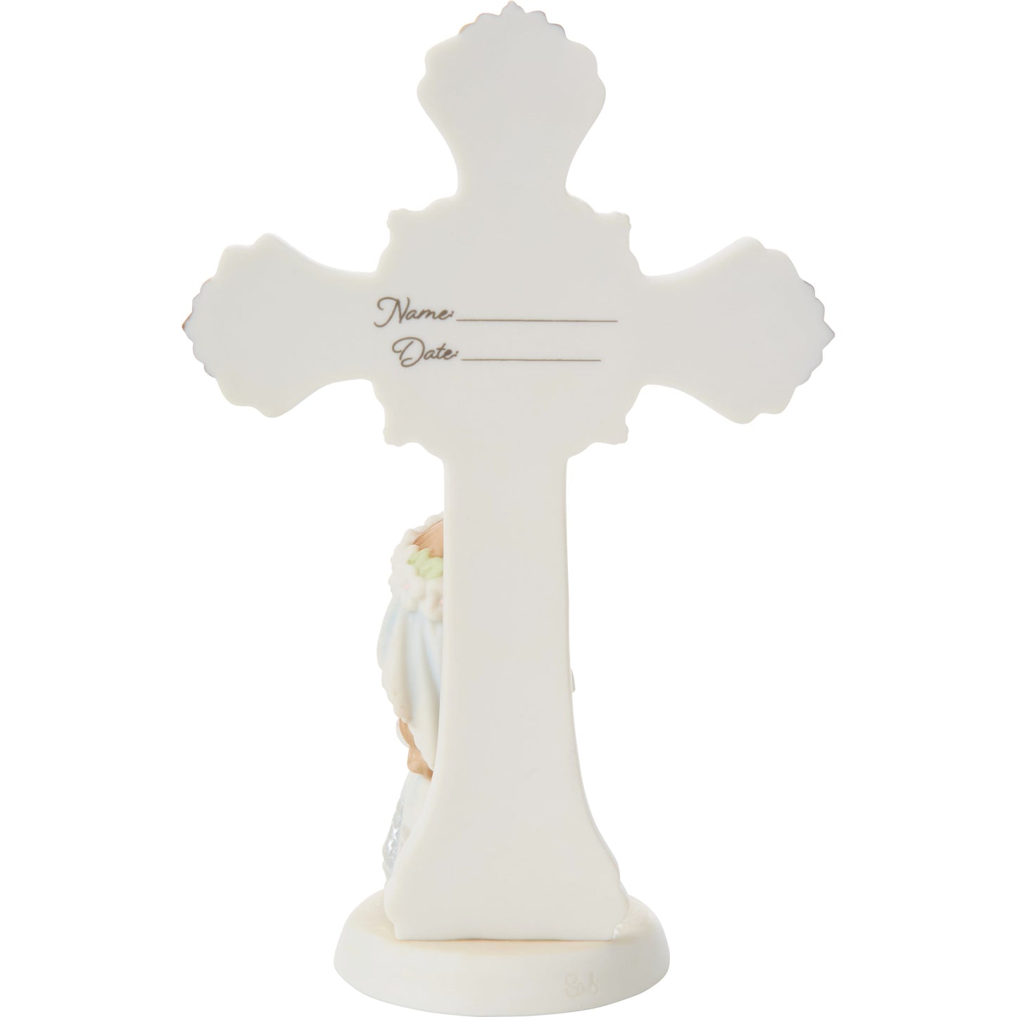 My First Communion Cross, Brunette Girl