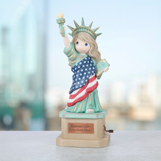 Freedoms Light Burns Ever Bright Statue Of Liberty Figurine