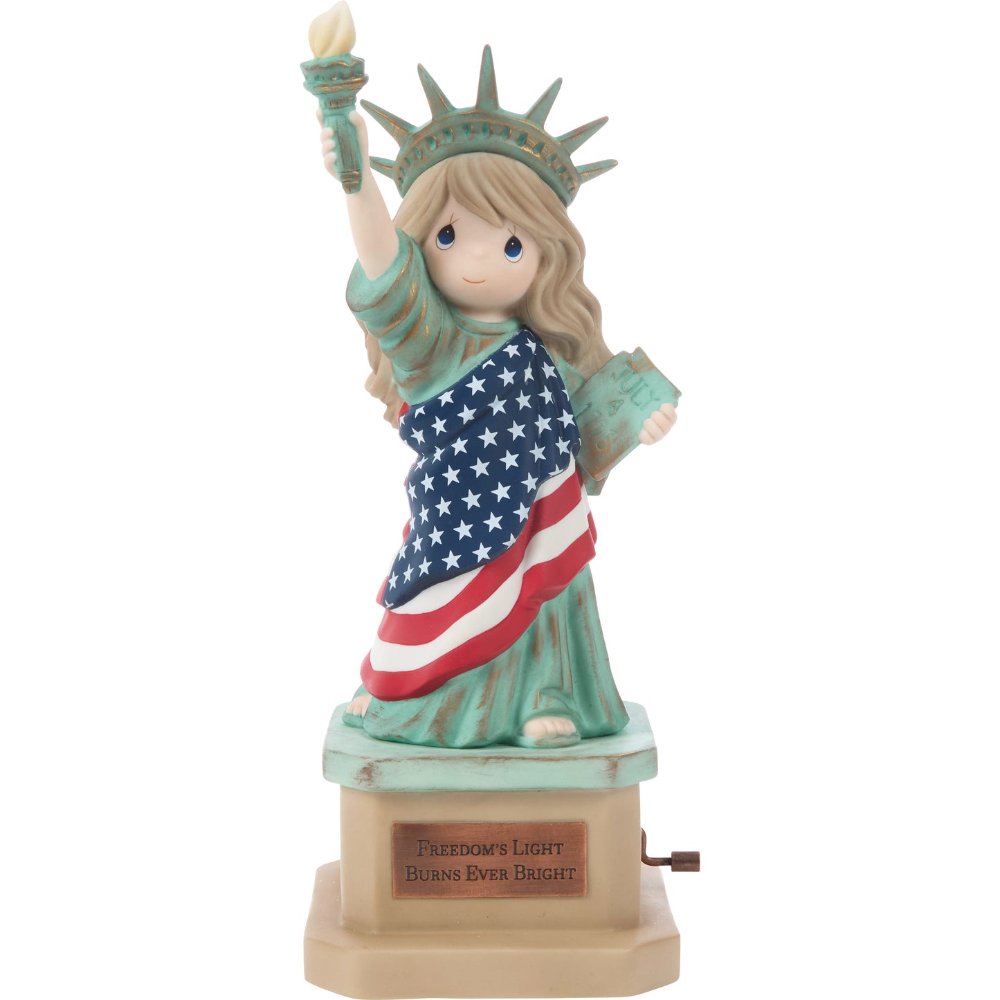 Freedoms Light Burns Ever Bright Statue Of Liberty Figurine