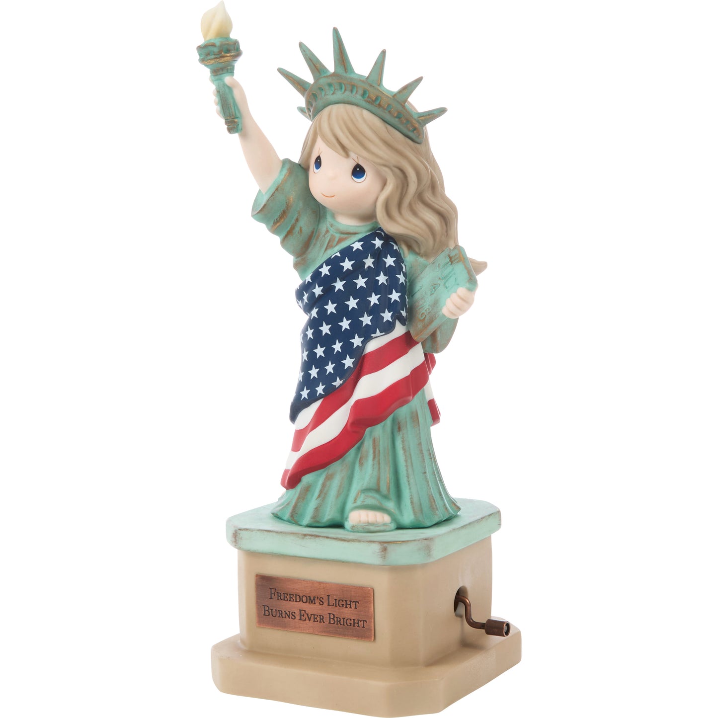 Freedoms Light Burns Ever Bright Statue Of Liberty Figurine