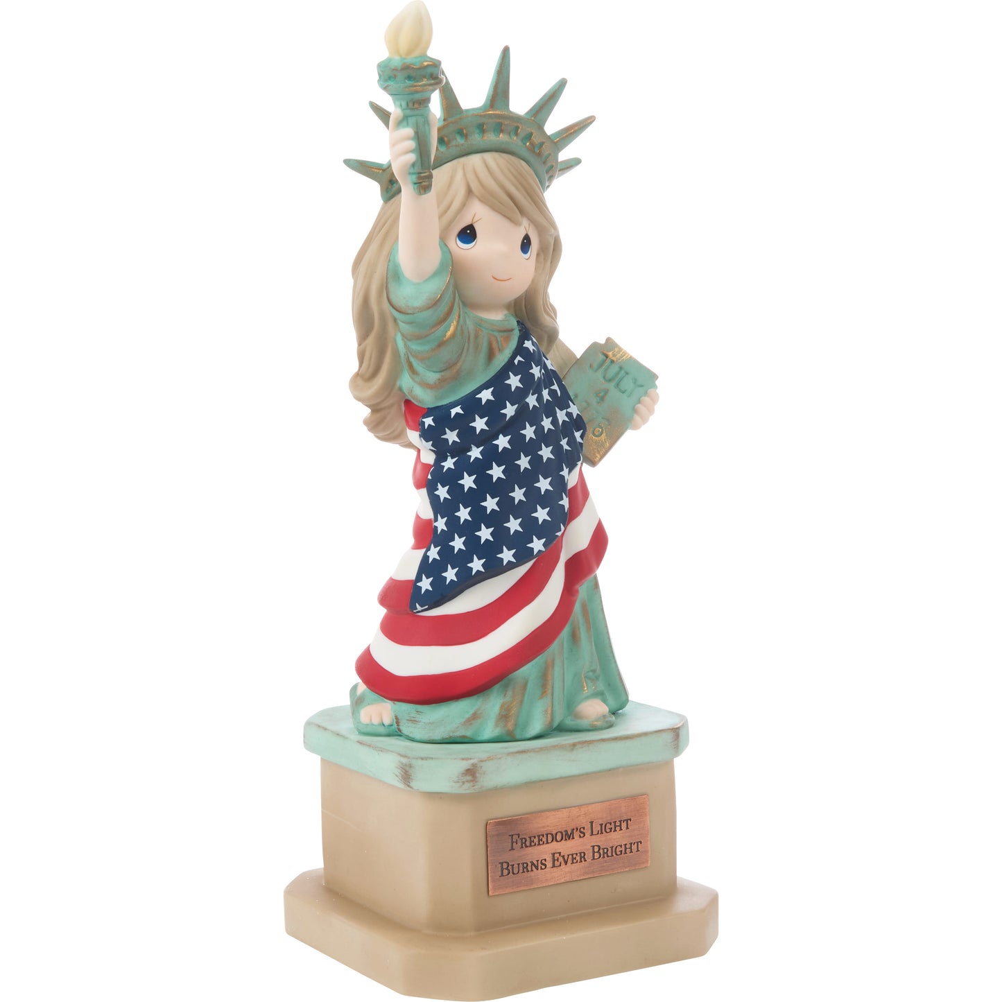 Freedoms Light Burns Ever Bright Statue Of Liberty Figurine