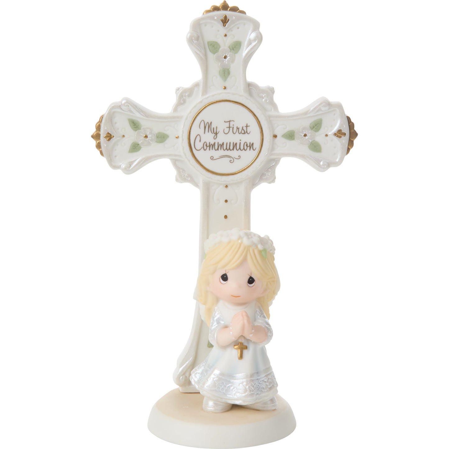 My First Communion Cross, Blonde Girl