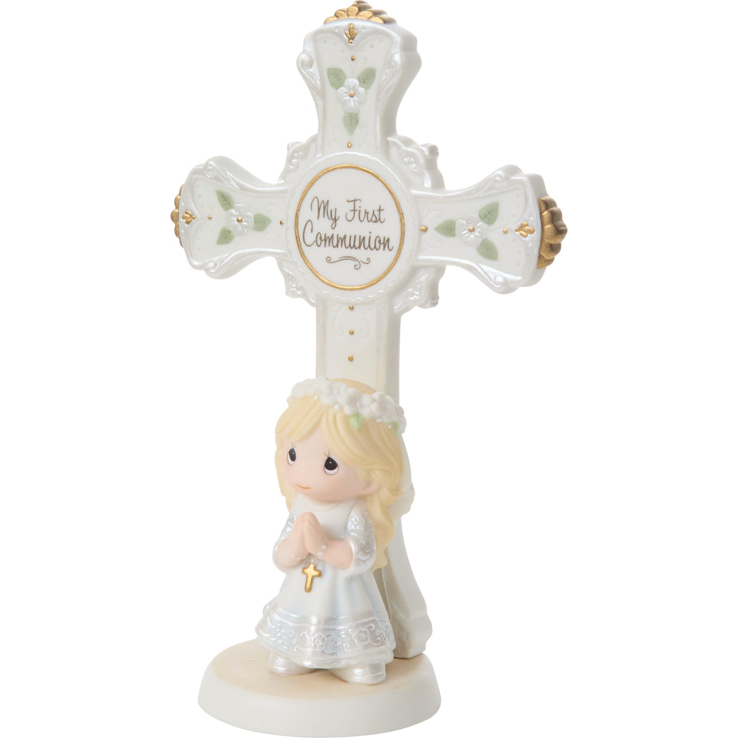 My First Communion Cross, Blonde Girl