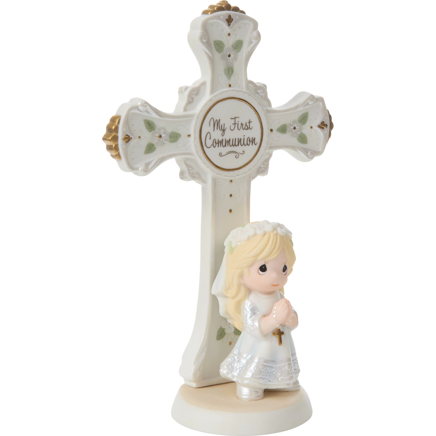 My First Communion Cross, Blonde Girl