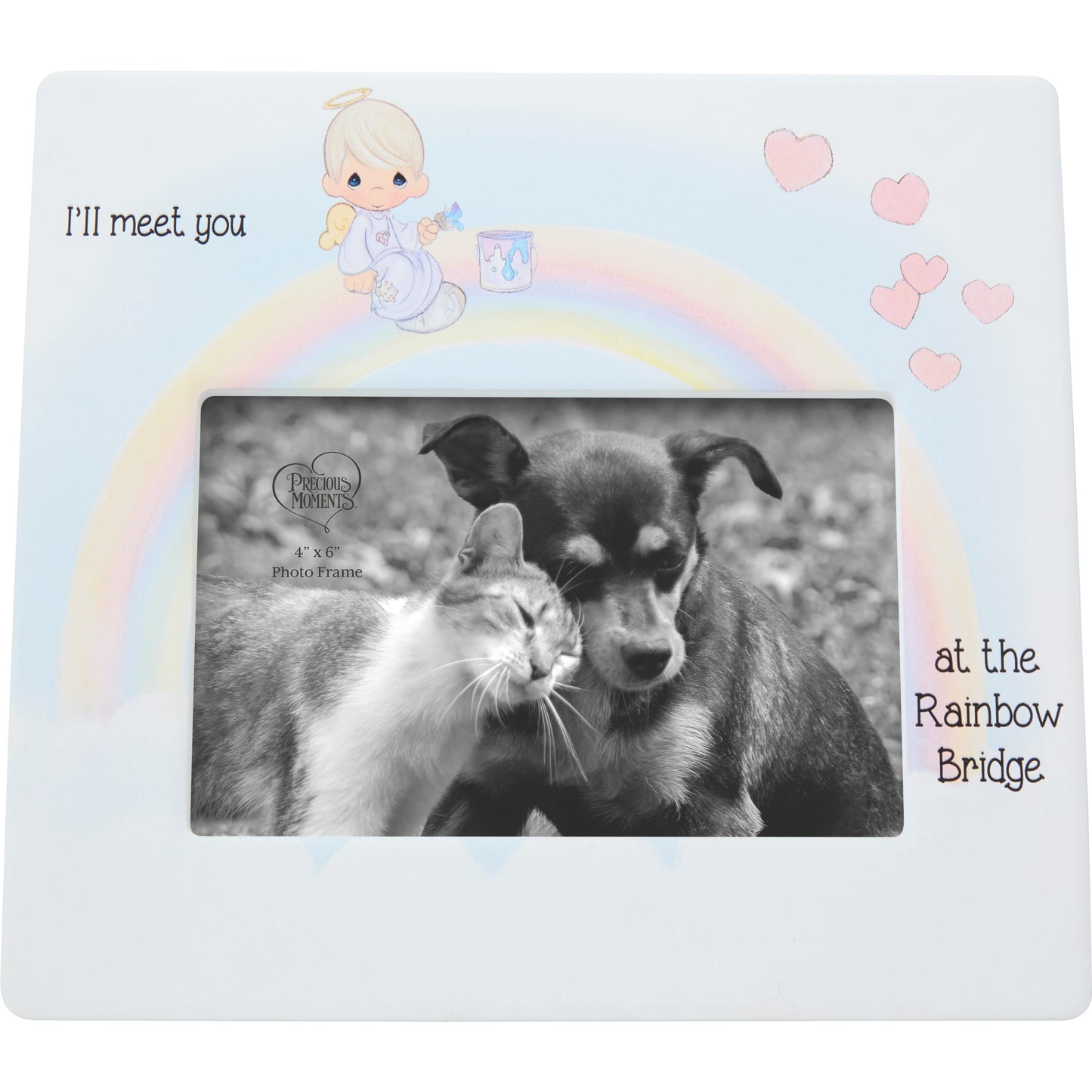 I'll Meet You At The Rainbow Bridge Pet Memorial Photo Frame