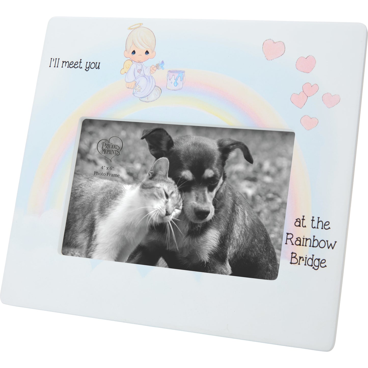 I'll Meet You At The Rainbow Bridge Pet Memorial Photo Frame