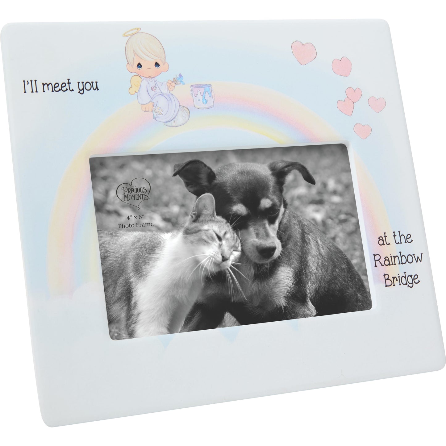 I'll Meet You At The Rainbow Bridge Pet Memorial Photo Frame