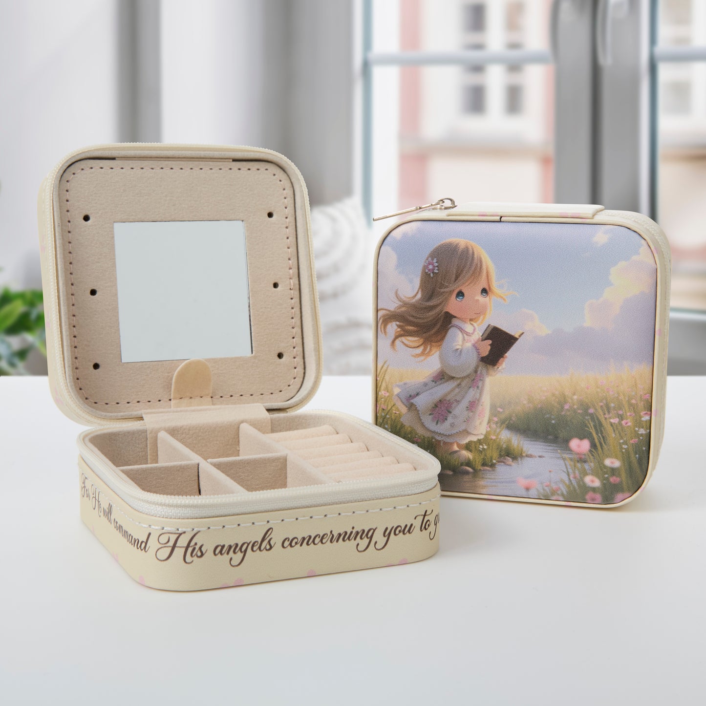 The Traveler's Psalm Travel Jewelry Box