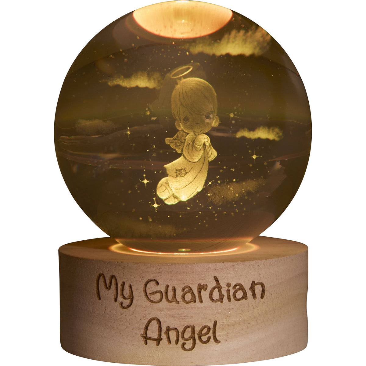 Timmy Angel Light Up Laser Etched Ball