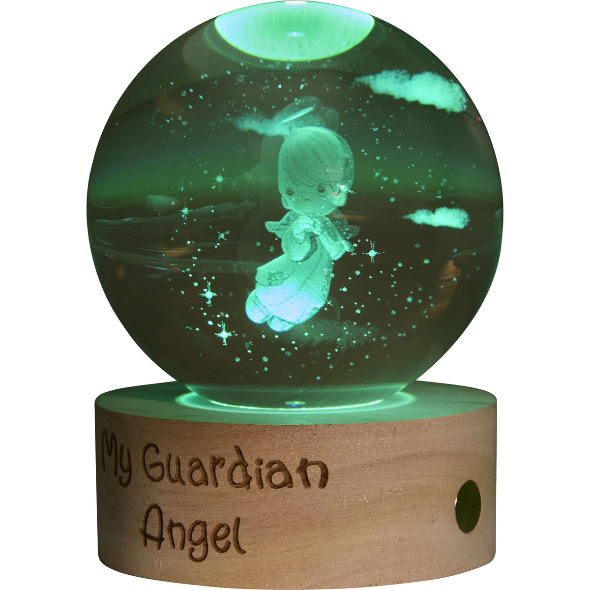 Timmy Angel Light Up Laser Etched Ball