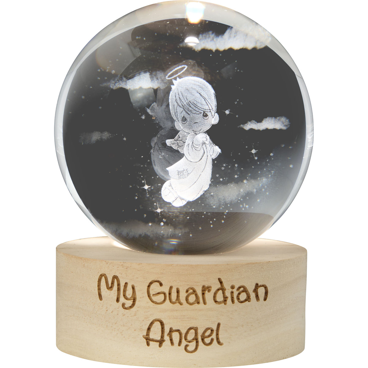 Timmy Angel Light Up Laser Etched Ball