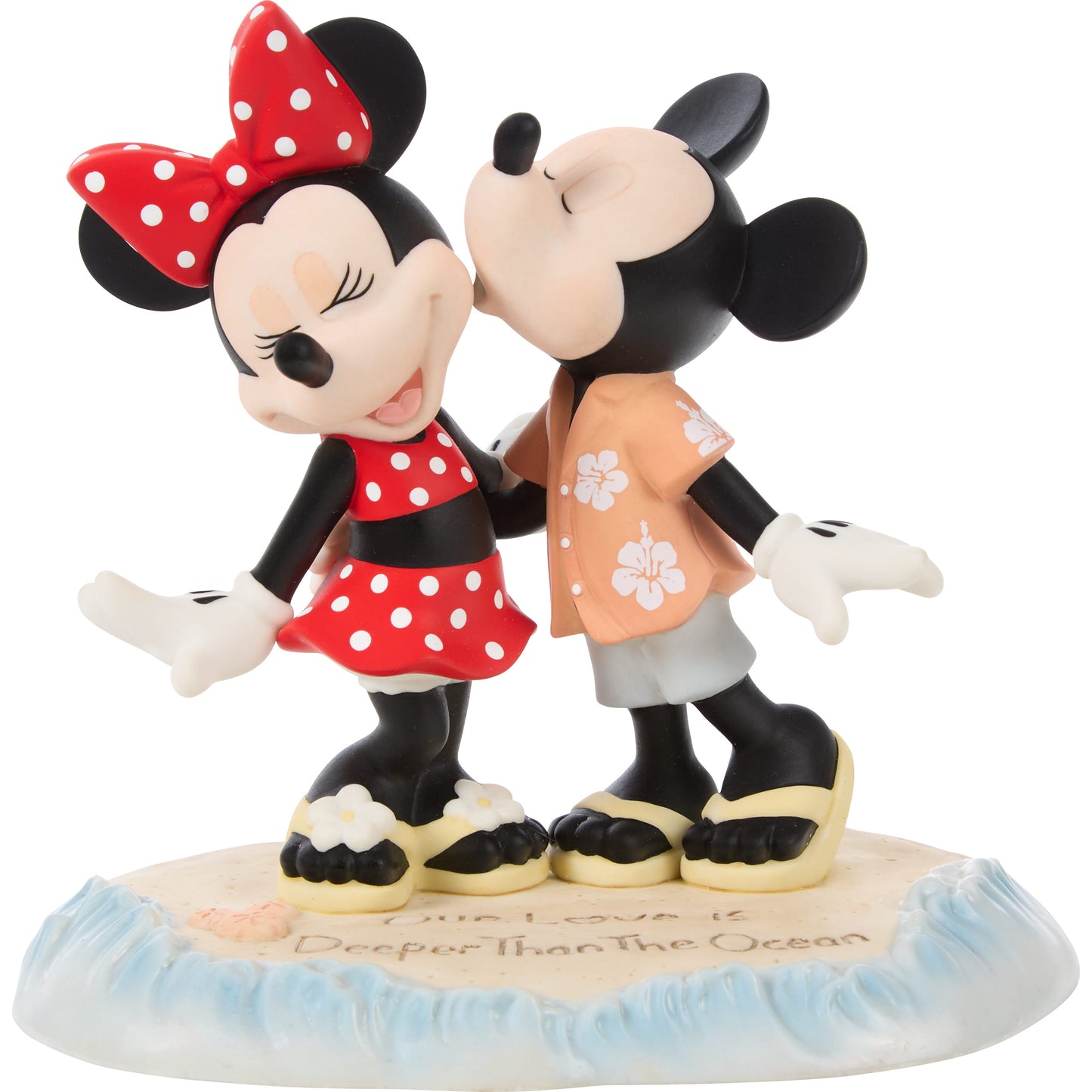 Our Love Is Deeper Than The Ocean Disney Mickey Mouse And Minnie Mouse Figurine