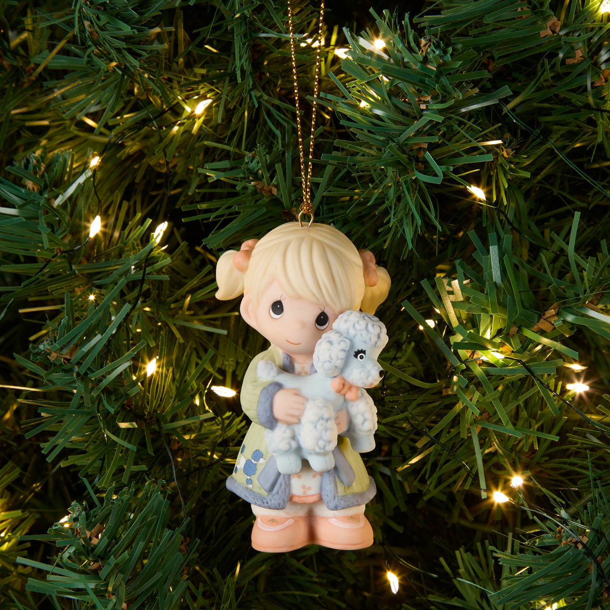 Little Moments Make Big Memories Girl Christmas Ornament